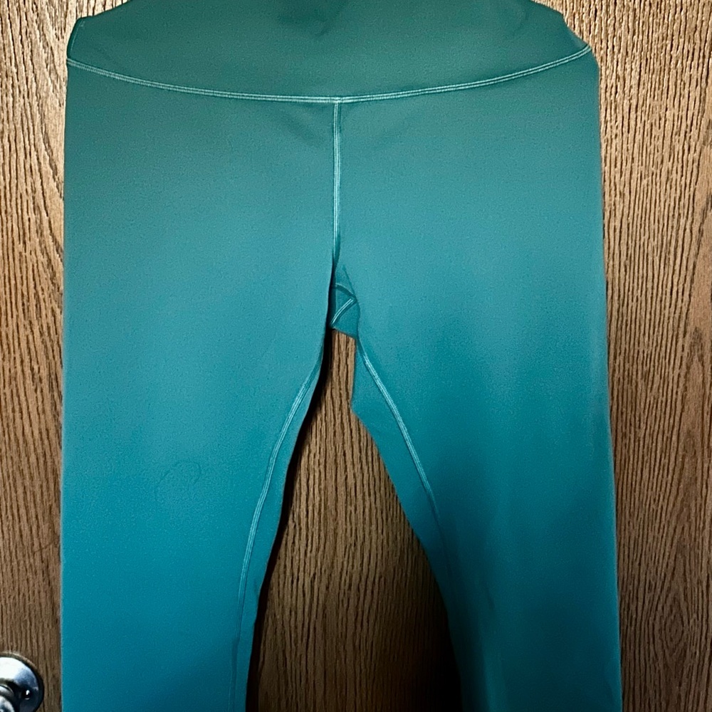 Teal High-Waisted Leggings